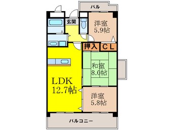 間取図 クオリティ五月ヶ丘