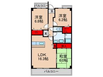 間取図 ガラーノ・パラシオ