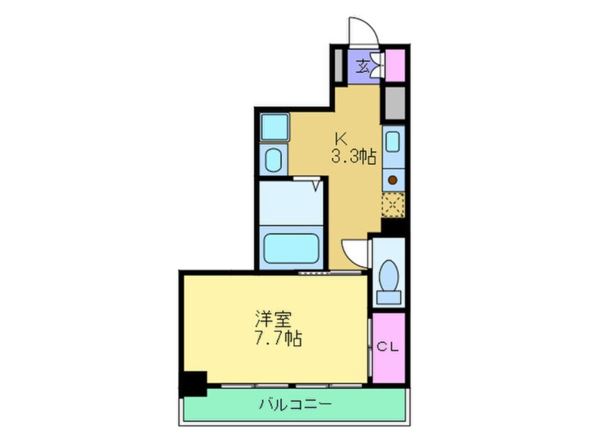 間取図 S-FORT桜川南