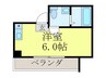 ダイヤペットパレス 1Rの間取り