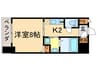 ジョイシティ二条城前 1Kの間取り