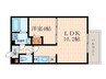 ビック　アーチ 1LDKの間取り