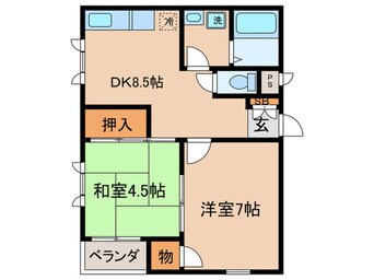 間取図 沢町ハイツ