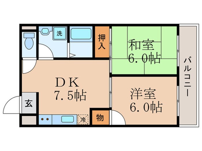 間取り図 沢町ハイツ
