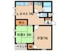 沢町ハイツ 2LDKの間取り