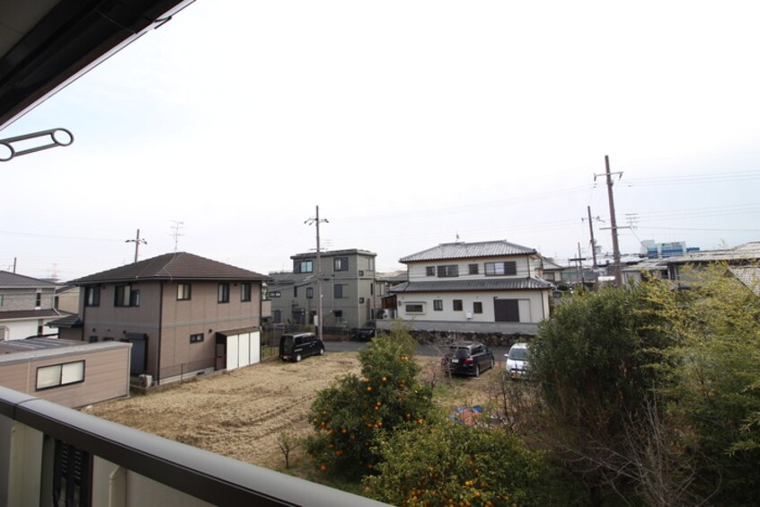 室内からの展望 シティパル祝園
