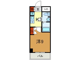 間取図 エクセルコ－ト・神戸長田