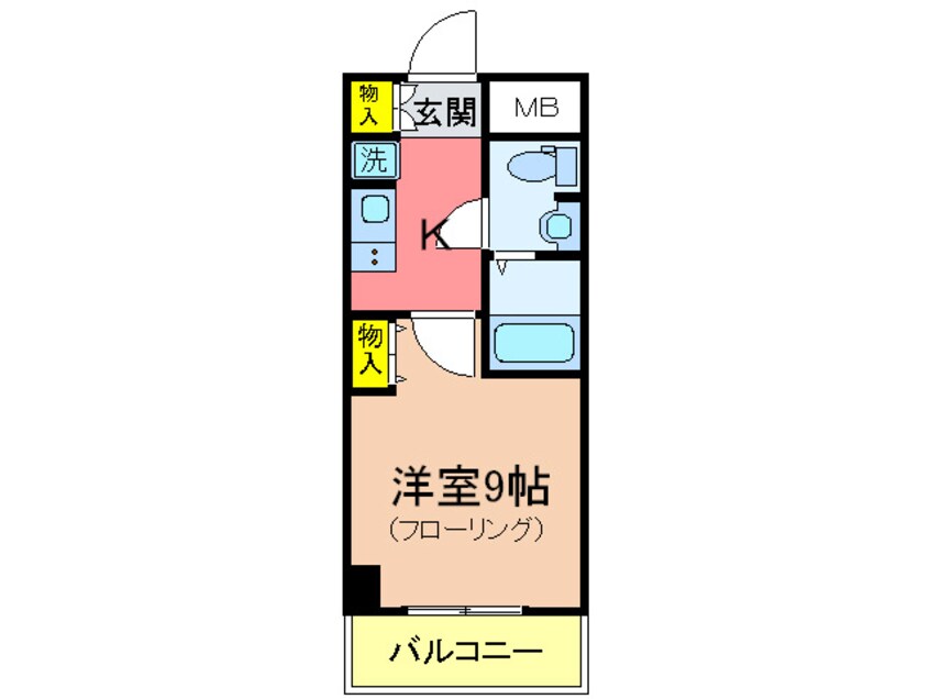 間取図 エクセルコ－ト・神戸長田