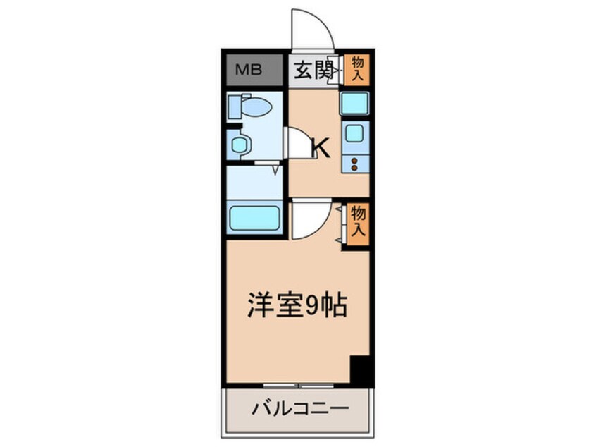 間取図 エクセルコ－ト・神戸長田