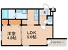 ﾛｰｽﾞｽﾃｰｼﾞ泉大津駅前Ⅲ番館 1LDKの間取り