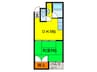 内藤マンション 1DKの間取り