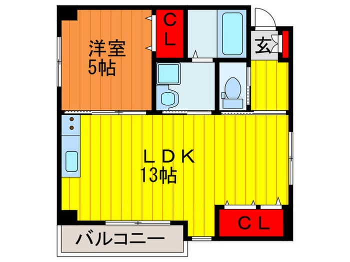 間取り図 リッツ五月田