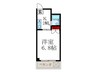メゾン谷 1Kの間取り