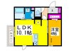Enew金剛 1LDKの間取り