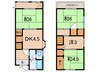 芦屋市南宮町戸建貸家 4DKの間取り