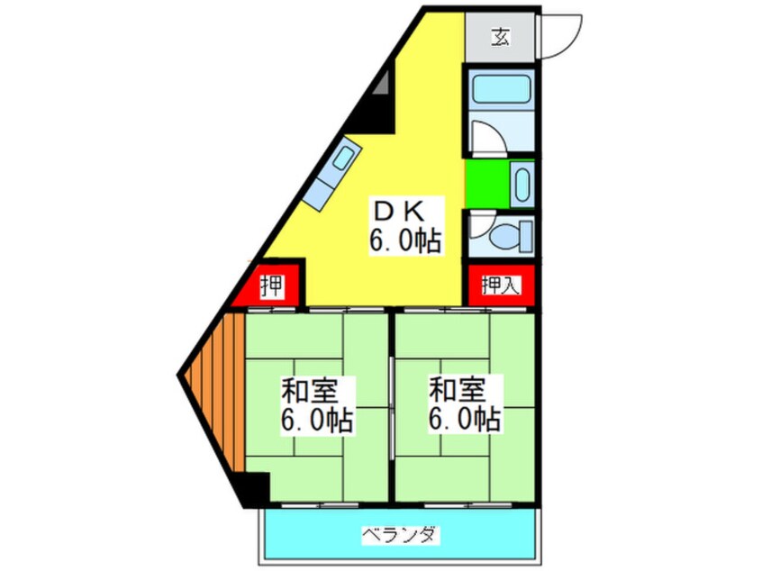 間取図 福保ビル