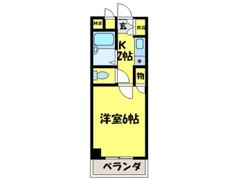 間取図 コンフォ－ト大和屋