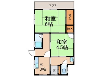 間取図 山本東乾貸家