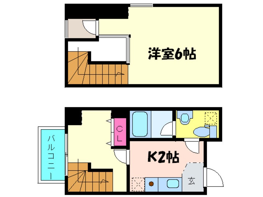 間取図 エンプレス上本町