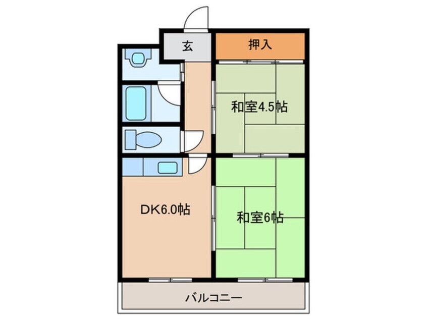 間取図 第3ロイヤルハイツ都島