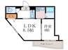 grazioso聖護院 1LDKの間取り