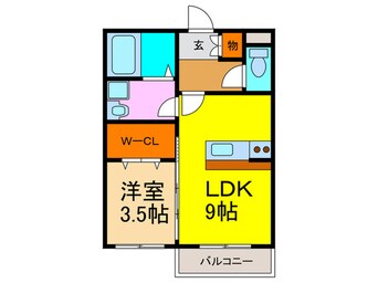 間取図 クラヴィエ