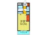 第２クラウンハイツ 1Rの間取り