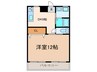 第1あかつきマンション 1DKの間取り