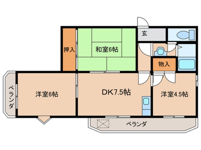 間取図 Perfect Life緑橋