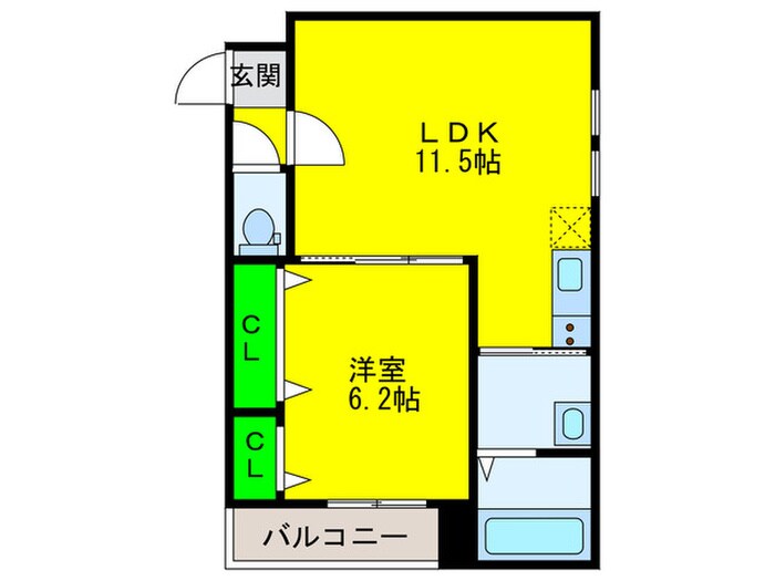 間取り図 フジパレス　リーリエ石津