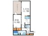ラ　ネージュ 1LDKの間取り