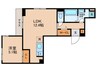 仮)D-ROOM末広町 1LDKの間取り