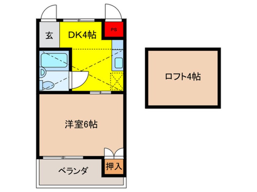 間取図 ハイツピアグリ－ン