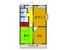 第５金森マンション 2DKの間取り