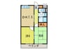第５金森マンション 2DKの間取り