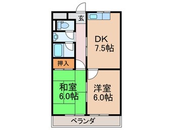 間取図 第５金森マンション