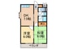 第５金森マンション 2DKの間取り