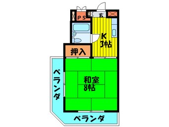 間取図 第２シャトーモリオカ