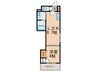 FmaisonAtrio 1LDKの間取り