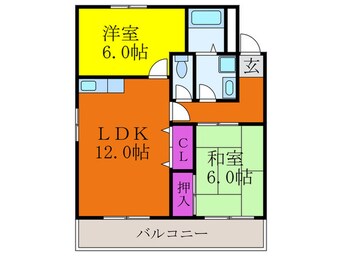 間取図 ローズハイツ