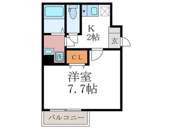 間取図 Rolls　Link　修学院