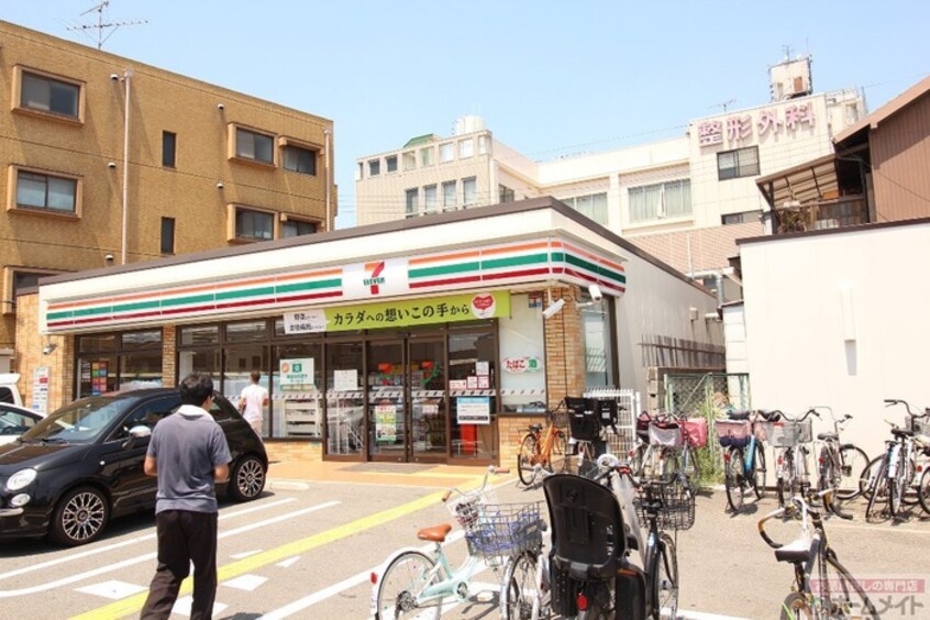 セブンイレブン大阪阿倍野元町店(コンビニ)まで350m ヴェルデベージュ