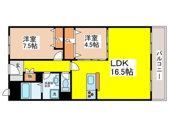 間取図 アノパーク加賀屋