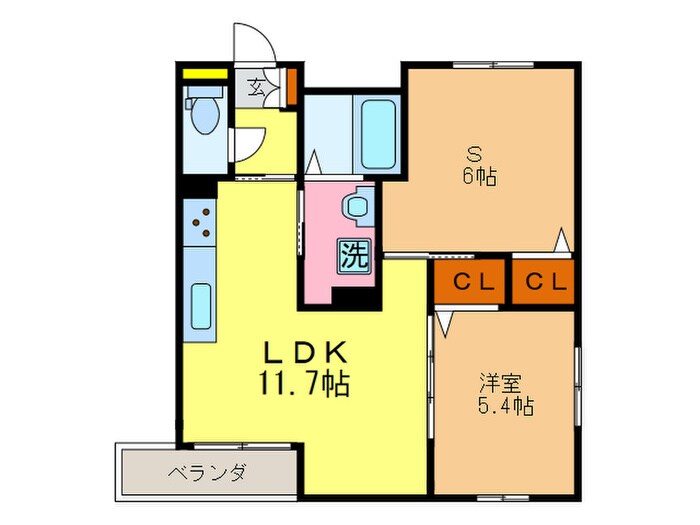 間取り図 イルソーレ桂Ⅰ番館