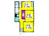 アド－ニス浜寺 2DKの間取り