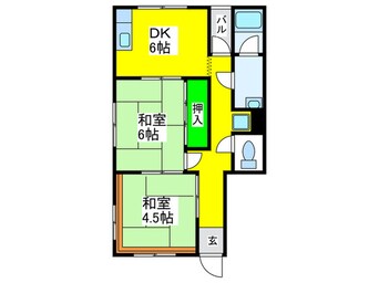 間取図 アド－ニス浜寺