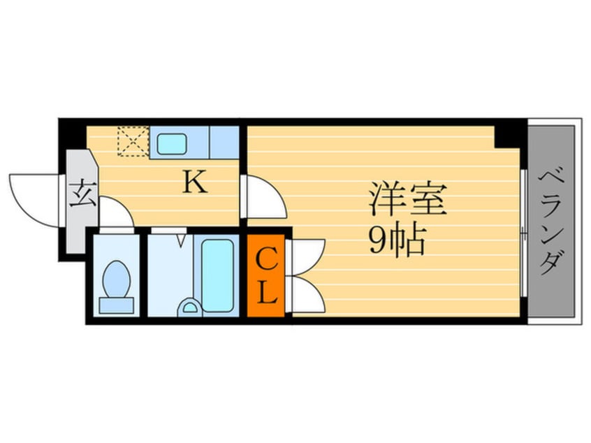 間取図 ベルビュー芦刈山