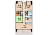 ブランズシティ上新庄(619) 3LDKの間取り