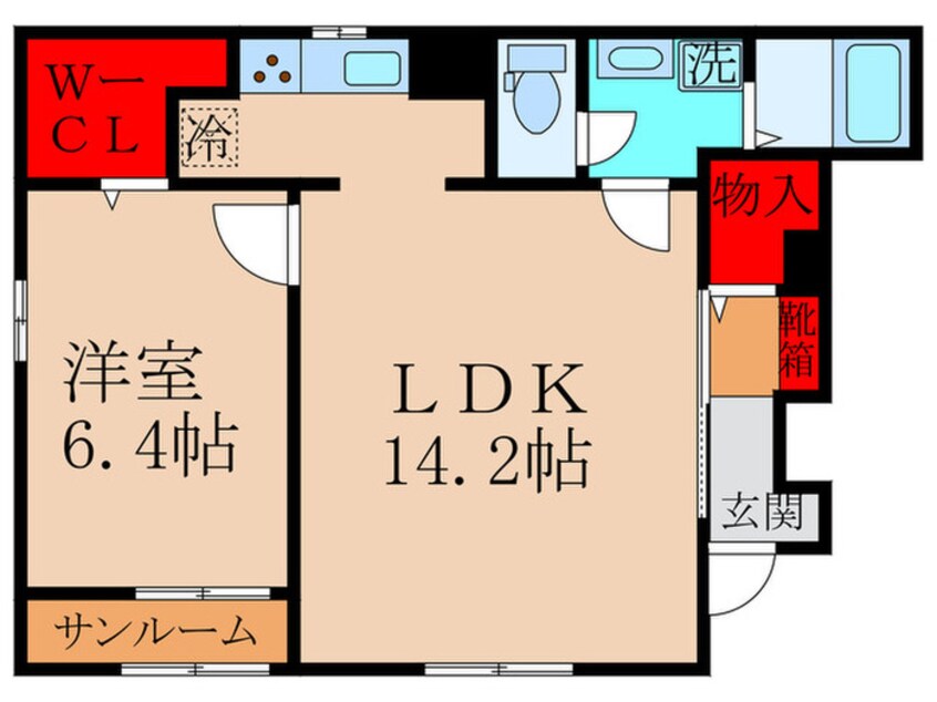 間取図 仮)山本町北８丁目アパート