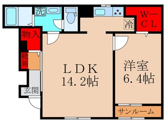 間取図 仮)山本町北８丁目アパート